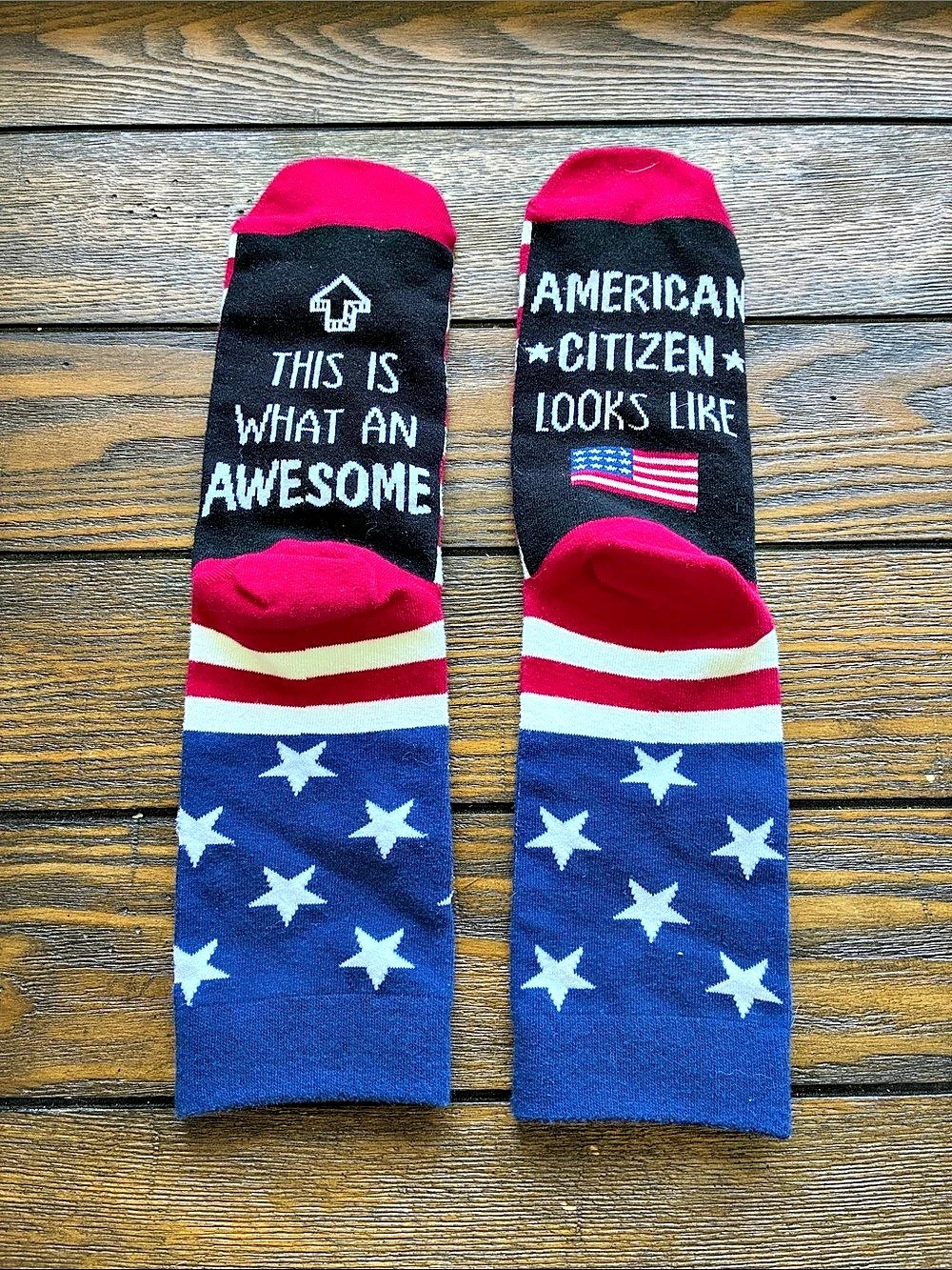American Flag Socks. New. No tags.